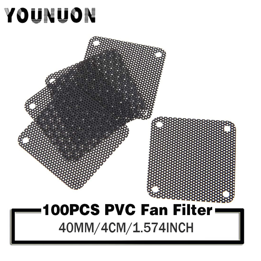 Dust Filter Pc - 100 sztuk YOUNUON 40mm filtr wentylatora